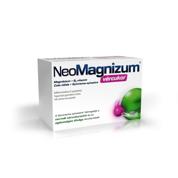 NeoMagnizum vércukor étrendkiegészítő tabletta 50x
