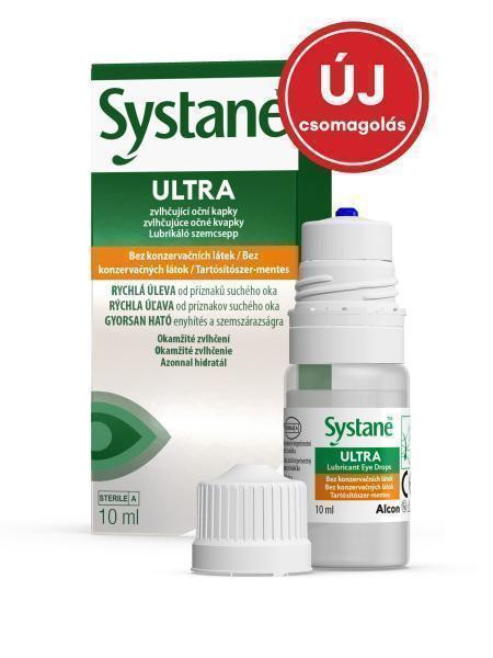 Systane® Ultra tartósítószer- mentes lubrikáló szemcsepp 10 ml