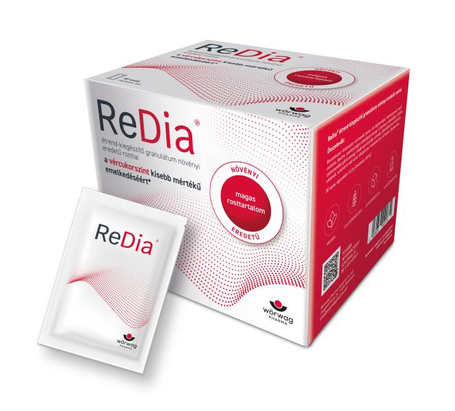 ReDia® Étrend-kiegészítő granulátum növényi eredetű rosttal