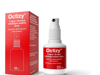 OCTIZY 1 mg/g + 20 mg/g külsőleges oldatos spray 50 ml
