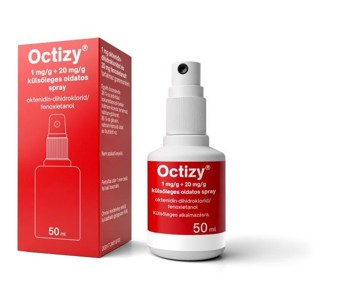 OCTIZY 1 mg/g + 20 mg/g külsőleges oldatos spray 50 ml
