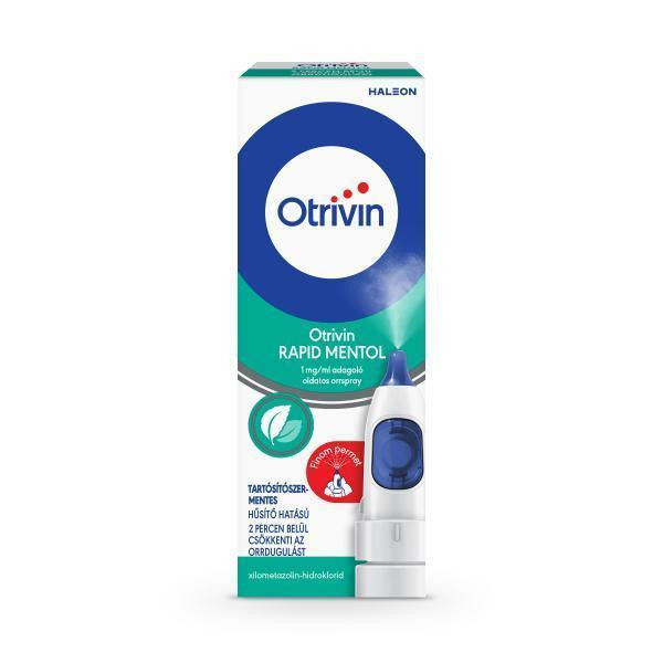 (ÚJ) Otrivin RAPID MENTOL 1 mg/ml adagoló oldatos orrspray, 10 ml