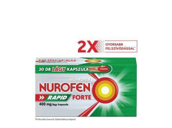 Nurofen Rapid Forte 400 mg lágy kapszula 30db