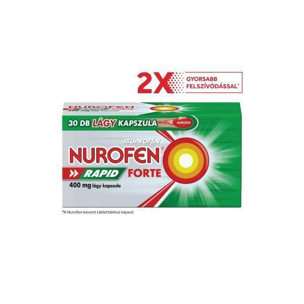 Nurofen Rapid Forte 400 mg lágy kapszula 30db