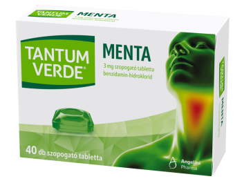 Tantum Verde Menta 3mg szopogató tabletta 40x buborékcsomagolás