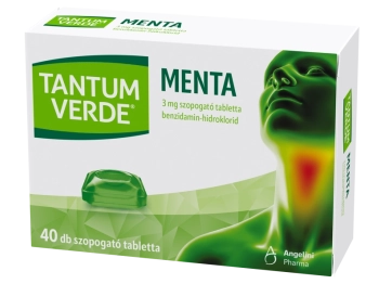 Tantum Verde Menta 3mg szopogat tabletta 40x buborkcsomagols