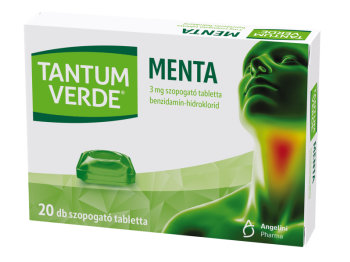 Tantum Verde menta 3 mg szopogató tabletta, 20 db