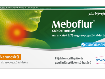 Meboflur cukormentes narancsízű 8,75 mg szopogató tabletta