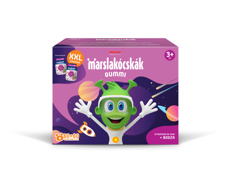 Marslakócskák Gummi Bodzával 60+60 db