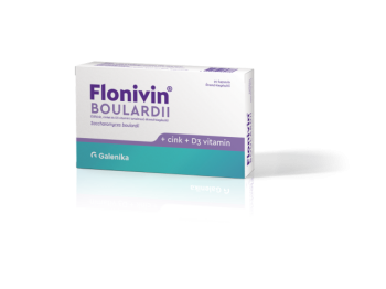 Flonivin® Boulardii élőflórát, cinket és D3  vitamint tartalmazó étrend-kiegészítő 20x