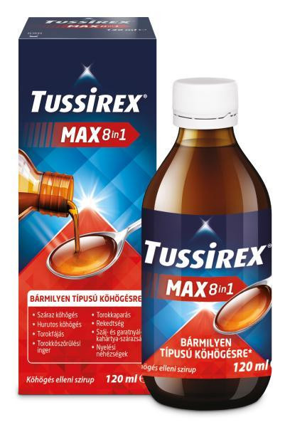 Tussirex Max 8in1 szirup köhögésre 120 ml