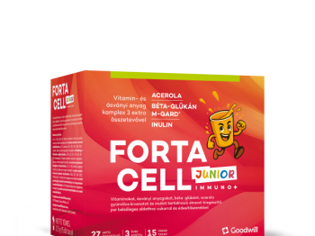 Fortacell Immuno+ Junior étrend-kiegészítő por 15x