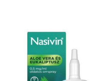 NASIVIN Aloe Vera és Eukaliptusz 0,5 mg/ml oldatos orrspray 15 ml