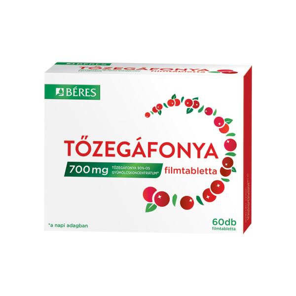 Béres Tőzegáfonya filmtabletta, 60 db