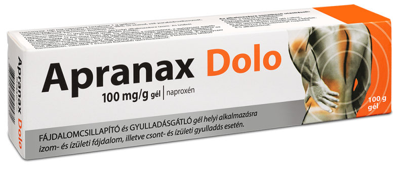 Apranax Dolo 100 mg/g gél, 100 g