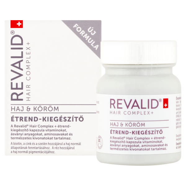 Revalid® Hair Complex+ étrend-kiegészítő kapszula 30x