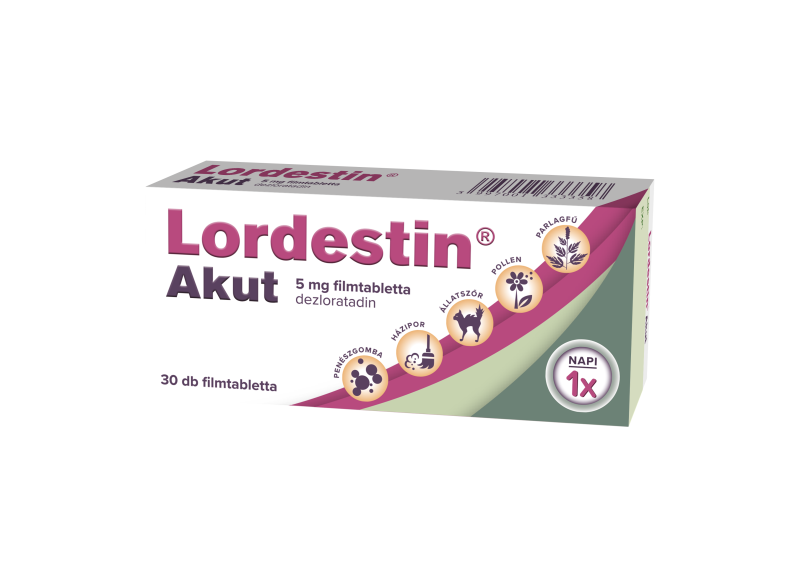 Lordestin® Akut 5 mg filmtabletta