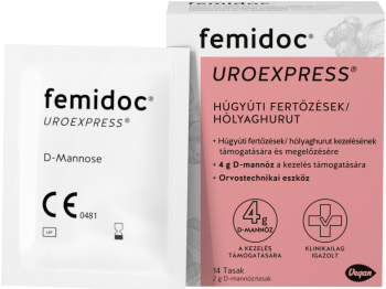 UROEXPRESS Femidoc D-mannóz por húgyúti panaszokra 14x tasakban