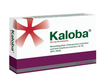 Kaloba 20 mg filmtabletta, 21X