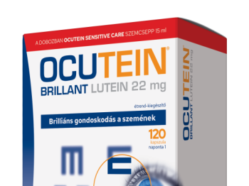 Ocutein Brillant lágyzselatin kapszula 120x + Ocutein Sensitive Care szemcsepp 15 ml