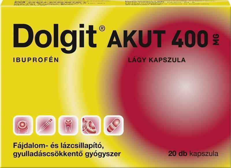 Dolgit AKUT 400 mg lágy kapszula 20x