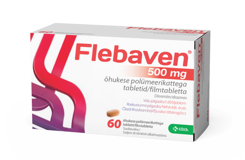 Flebaven 500 mg filmtabletta 60x
