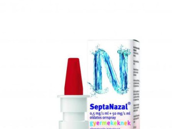 Septanazal 0,5 mg/1 ml + 50 mg/1 ml oldatos orrspray gyermekeknek 10 ml