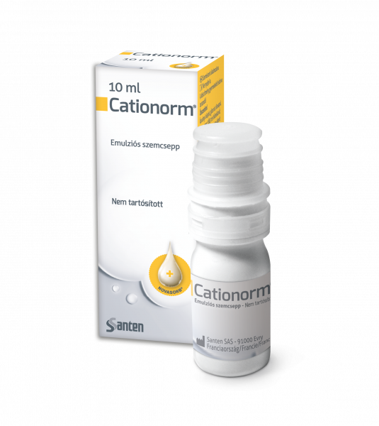 Cationorm műkönny szemcsepp, 10 ml
