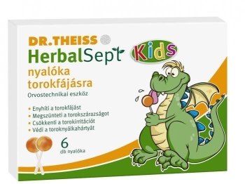 Dr. Theiss HerbalSept nyalka torokfjsra 6 db - narancs zests