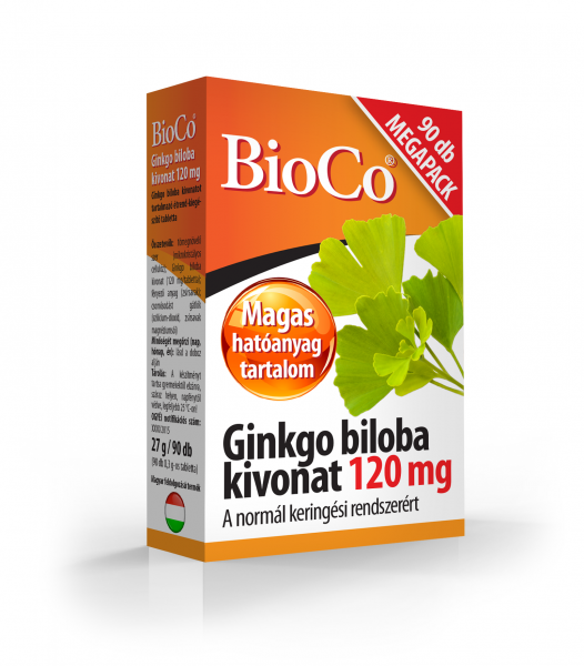 BioCo Ginkgo biloba kivonat 120 mg MEGAPACK 90 db tabletta