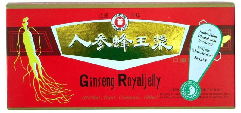 Dr.Chen Ginseng méhpempő ampulla 10x10ml