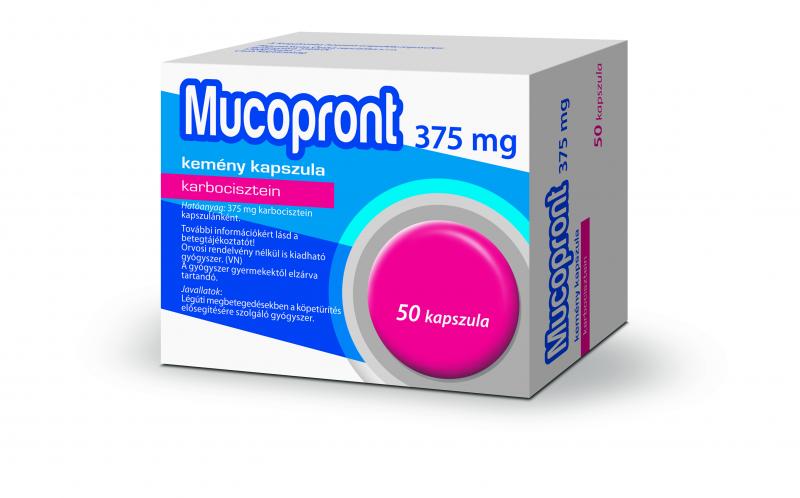 Mucopront  375 mg kemény kapszula, 50 db