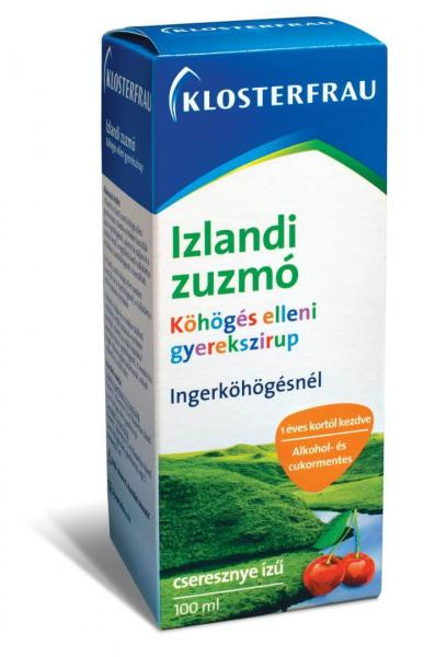 Klosterfrau Izlandi zuzmó köhögés elleni gyerekszirup 100ml