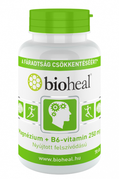 Magnézium + B6-vitamin 250 mg szerves nyújtott felszívódású, 70 db