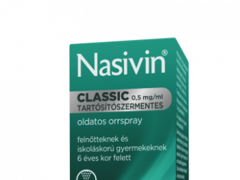 Nasivin Classic 0,5 mg/ml tartósítószermentes oldatos orrspray 10 ml