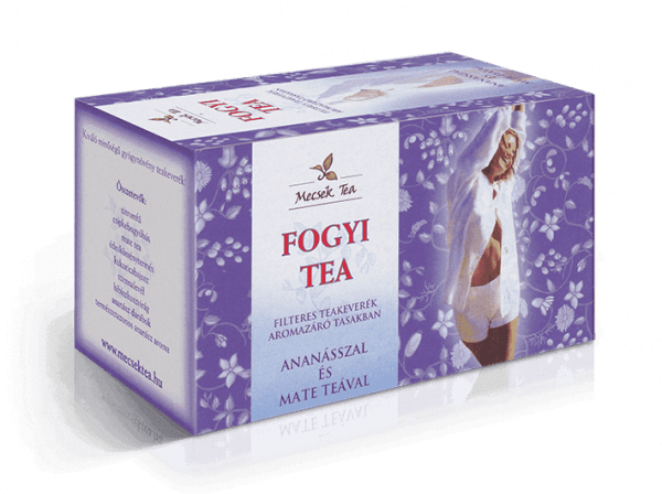 Mecsek Fogyi filteres teakeverék ananásszal és mate teával
