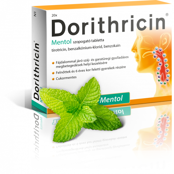 Dorithricin mentol szopogató tabletta