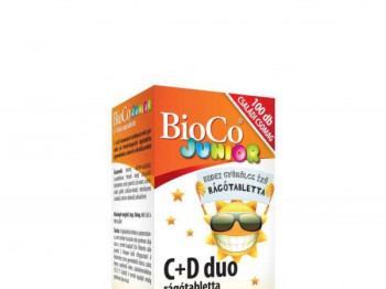 BioCo C+D duo JUNIOR rágótabletta