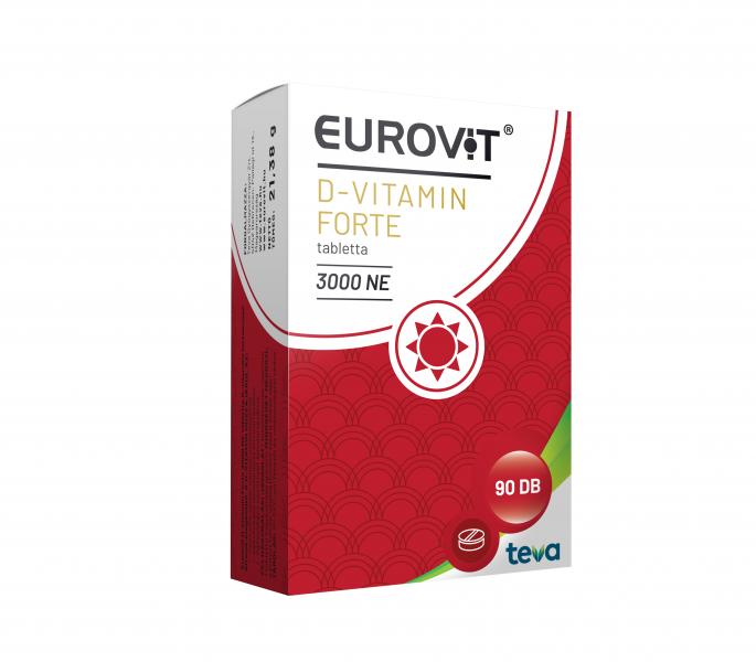 Eurovit D-vitamin Forte 3000 NE 90x