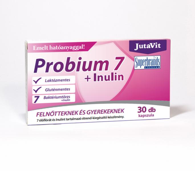 JUTAVIT PROBIUM 7+INULIN KAPSZULA 30DB