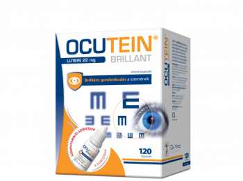 Ocutein Brillant lágyzselatin kapszula 120x + Ocutein Sensitive Care szemcsepp 15 ml