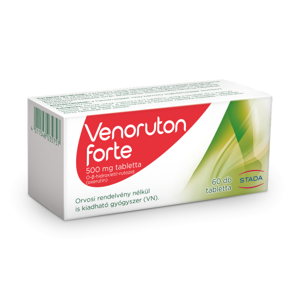 Venoruton Forte 500 mg kemény kapszula, 60 db