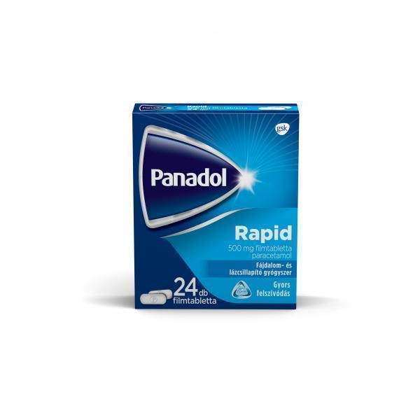 Panadol Rapid 500 mg filmtabletta, 24x