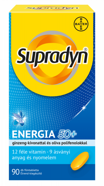 Supradyn Energia 50+ filmtabletta, 90db