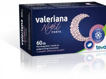 Valeriana Night Forte gyógynövénykivonatokat tartalmazó étrend-kiegészítő lágyzselatin kapszula 60x