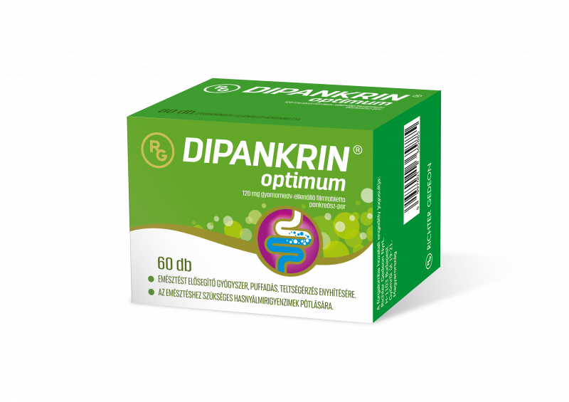 Dipankrin® Optimum 120mg gyomornedv-ellenálló filmtabletta, 60 db