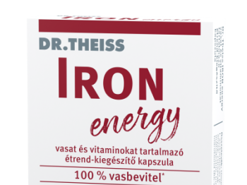 Dr. Theiss IRON energy vasat és vitaminokat tartalmazó étrend-kiegészítő kapszula 30 db