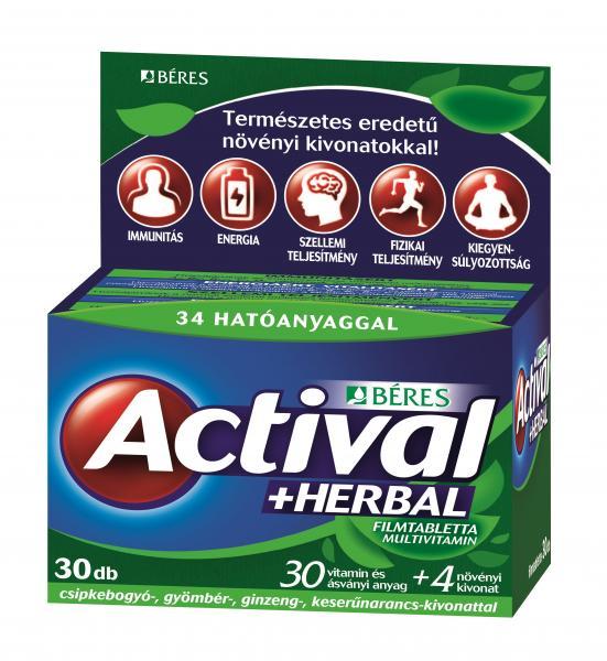 Actival+Herbal filmtabletta, 30 db