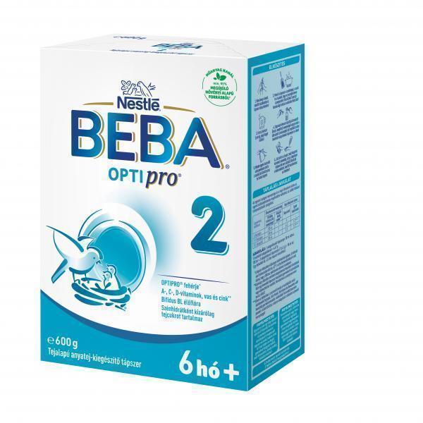 BEBA Optipro 2 tejalapú anyatej-kiegészítő tápszer 6 hónapos kortól 600 g
