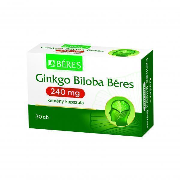 Ginkgo Biloba Béres 240 mg kemény kapszula, 30 db